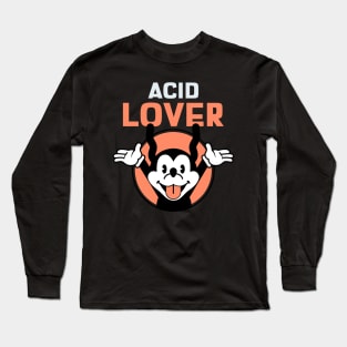 ACID Lover Cartoon Mouse Long Sleeve T-Shirt